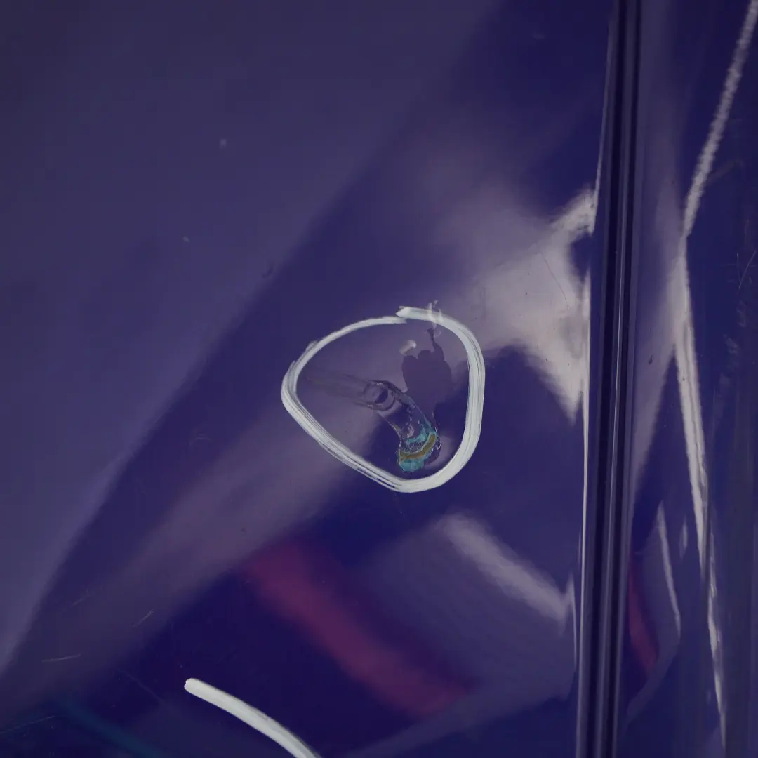 Front Bumper Trim Panel Covering Linarite Blue Metallic - 352 to Mercedes SLK R170 with Part number A1708801170 Mercedes SLK R170 Front Bumper Trim Panel Covering Linarite Blue Metallic - 352 - SKU A1708801170-LIN - Part number A1708801170