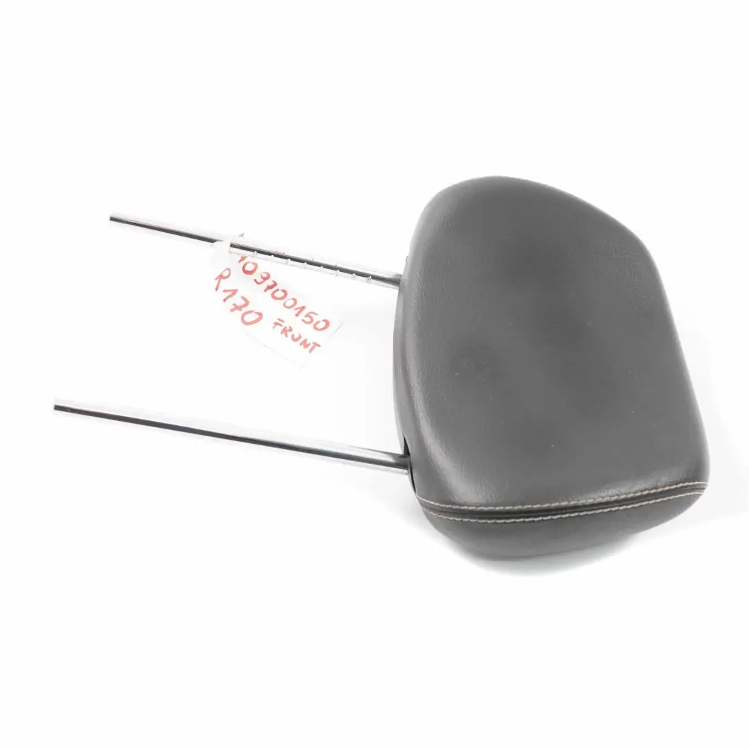 Reposacabezas Asiento Delantero Izquierdo Derecho Cuero Negro para Mercedes R170 con número de pieza A1709700150 Mercedes R170 Reposacabezas Asiento Delantero Izquierdo Derecho Cuero Negro - SKU A1709700150 - Número de pieza A1709700150