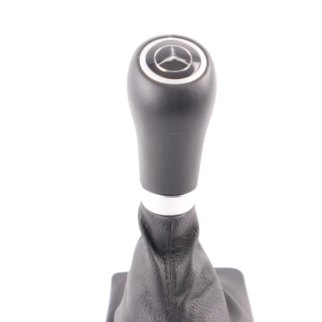 Mercedes R171 Gear Shift Cover Knob Gaiter Leather Black Automatic - SKU A1712672810 - Part number A1712672810