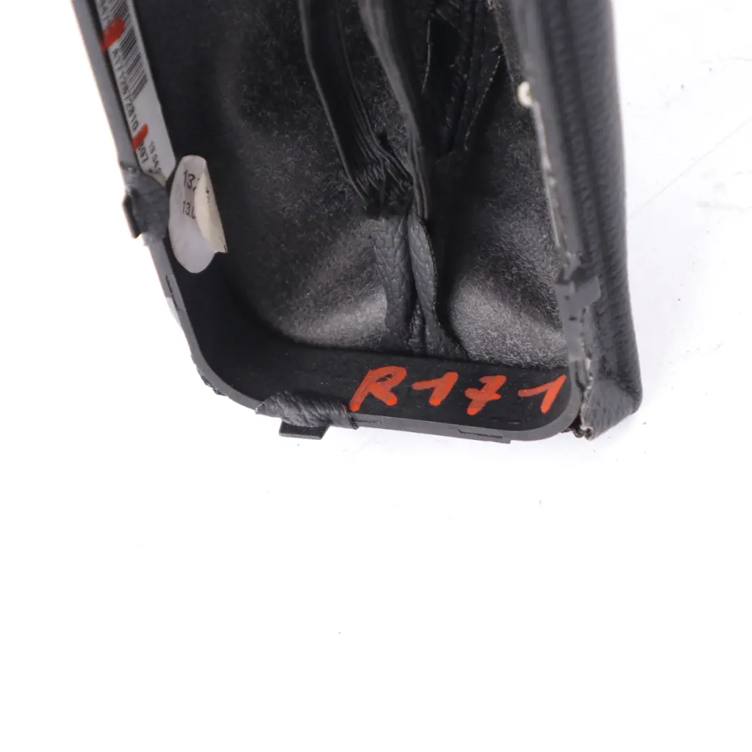 Shift Cover Knob Gaiter Leather Black Automatic to Mercedes R171 Gear with Part number A1712672810 Mercedes R171 Gear Shift Cover Knob Gaiter Leather Black Automatic - SKU A1712672810 - Part number A1712672810