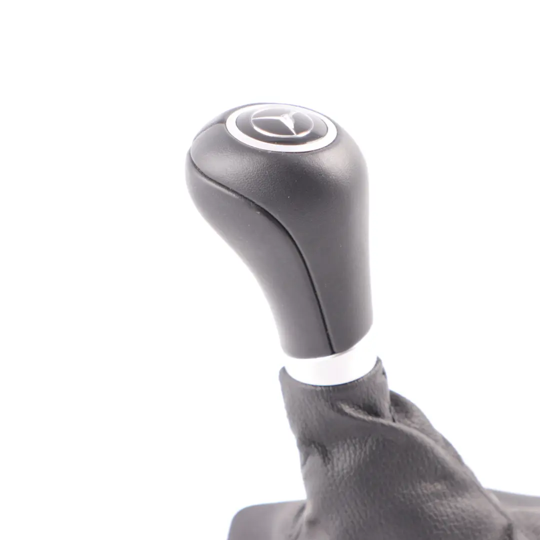 Mercedes R171 Gear Shift Cover Knob Gaiter Leather Black Automatic - SKU A1712672810 - Part number A1712672810
