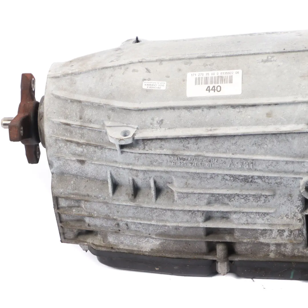 Gearbox 722906 722.906 1712703500 WARRANTY to Mercedes R171 W204 W212 Automatic with Part number A1712709600 Mercedes R171 W204 W212 Automatic Gearbox 722906 722.906 1712703500 WARRANTY - SKU A1712709600-1 - Part number A1712709600