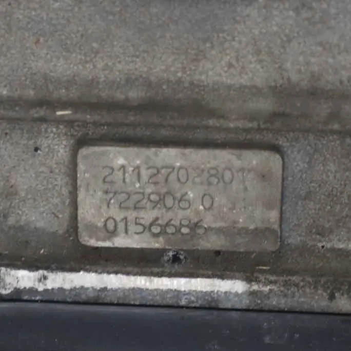Skrzynia Biegów 722906 do Mercedes W203 W204 W211 o numerze A1712709600 Mercedes W203 W204 W211 Skrzynia Biegów 722906 - SKU A1712709600 - Numer Części A1712709600