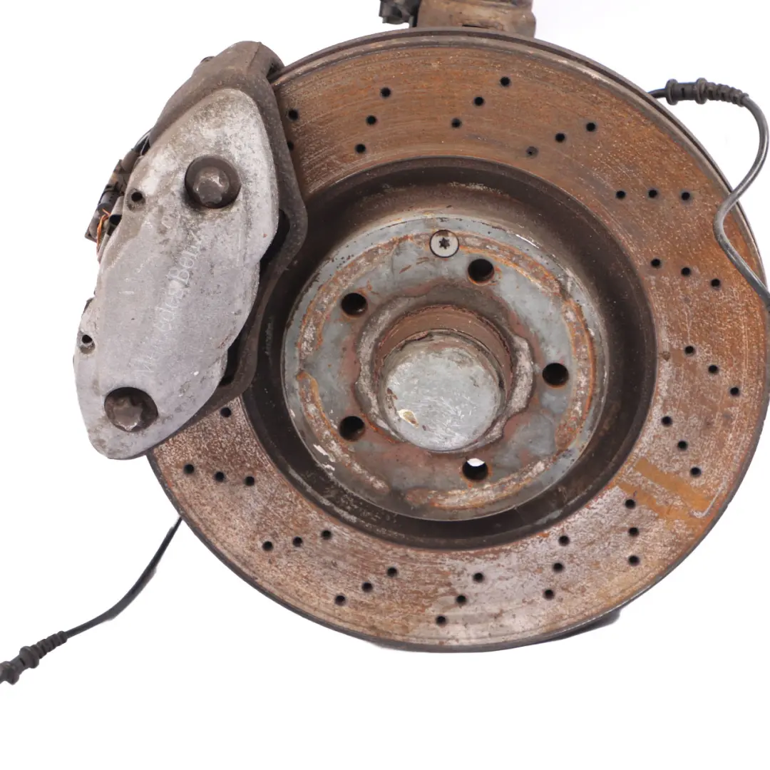 Front Right O/S Suspension Leg Wheel Hub Brake Disc Caliper to Mercedes SLK R171 with Part number A1713200613 Mercedes SLK R171 Front Right O/S Suspension Leg Wheel Hub Brake Disc Caliper - SKU A1713200613 - Part number A1713200613
