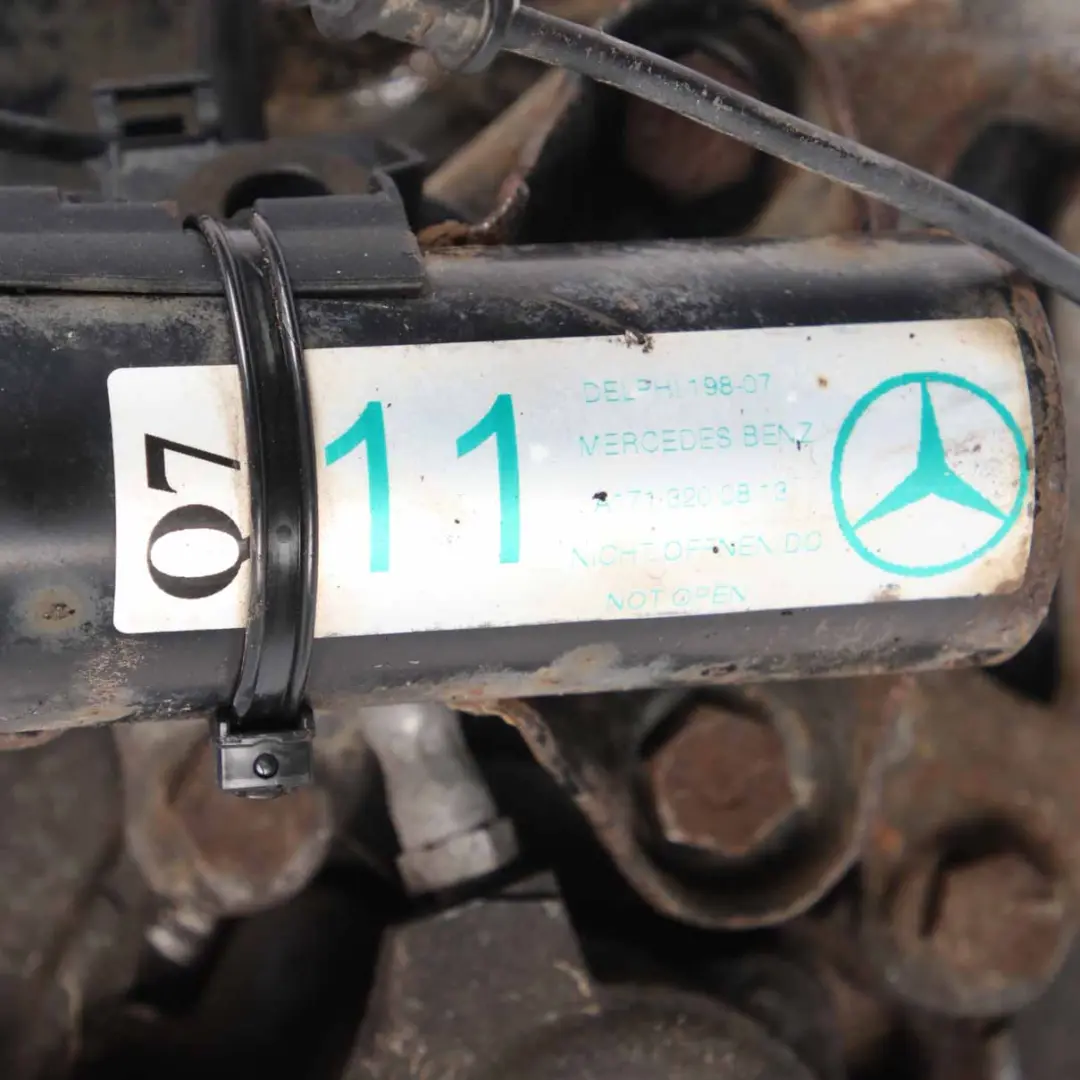 Mercedes SLK R171 Przedni Lewy Kolumna McPherson Piasta Tarcza Zacisk - SKU A1713200813 - Numer Części A1713200813