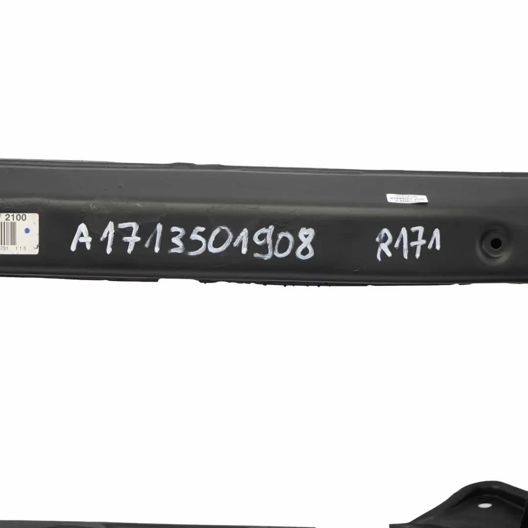 Subchasis trasero Cuna Eje Viga de montaje Soporte travesaño para Mercedes SLK R171 con número de pieza A1713501908 Mercedes SLK R171 Subchasis trasero Cuna Eje Viga de montaje Soporte travesaño - SKU A1713501908 - Número de pieza A1713501908