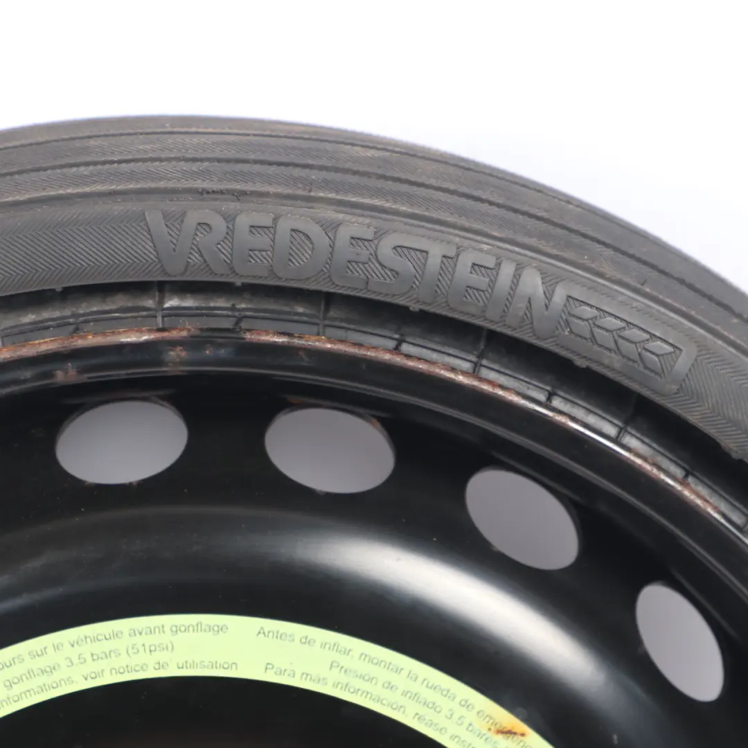 Mercedes R171 Roue Secours Acier R17 4,5J ET:12 Pneumatique 145/70 - SKU A1714000202-2 - Numéro de pièce A1714000202
