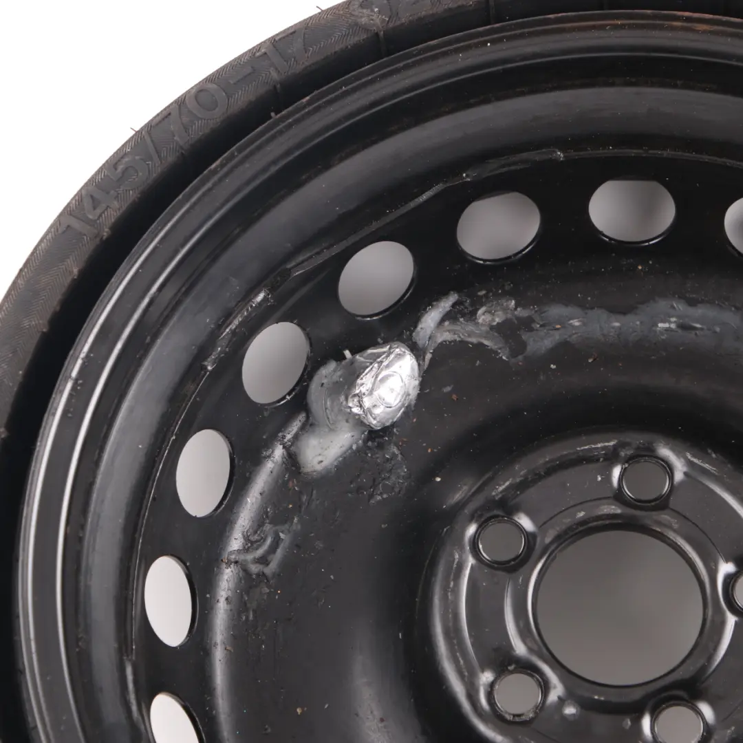 Roue de secours Mercedes SLK R171 Compact Steel R17 Tyre 145/70 pour à propos du numéro de pièce A1714000202 Roue de secours Mercedes SLK R171 Compact Steel R17 Tyre 145/70 - SKU A1714000202 - Numéro de pièce A1714000202