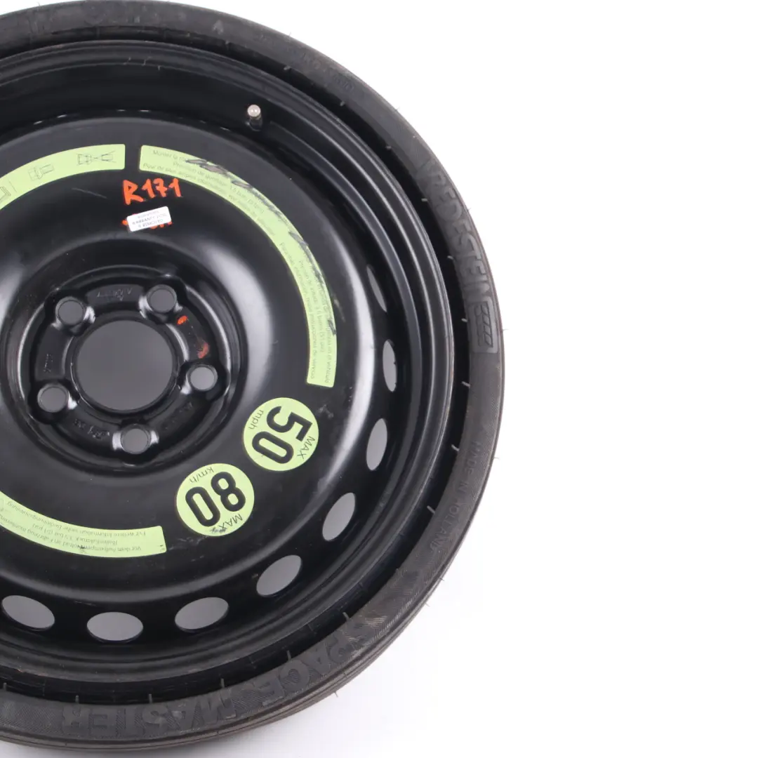  Spare Wheel Mercedes SLK R171 Compact Steel R17 Tyre 145/70 - SKU A1714000202 - Part number A1714000202
