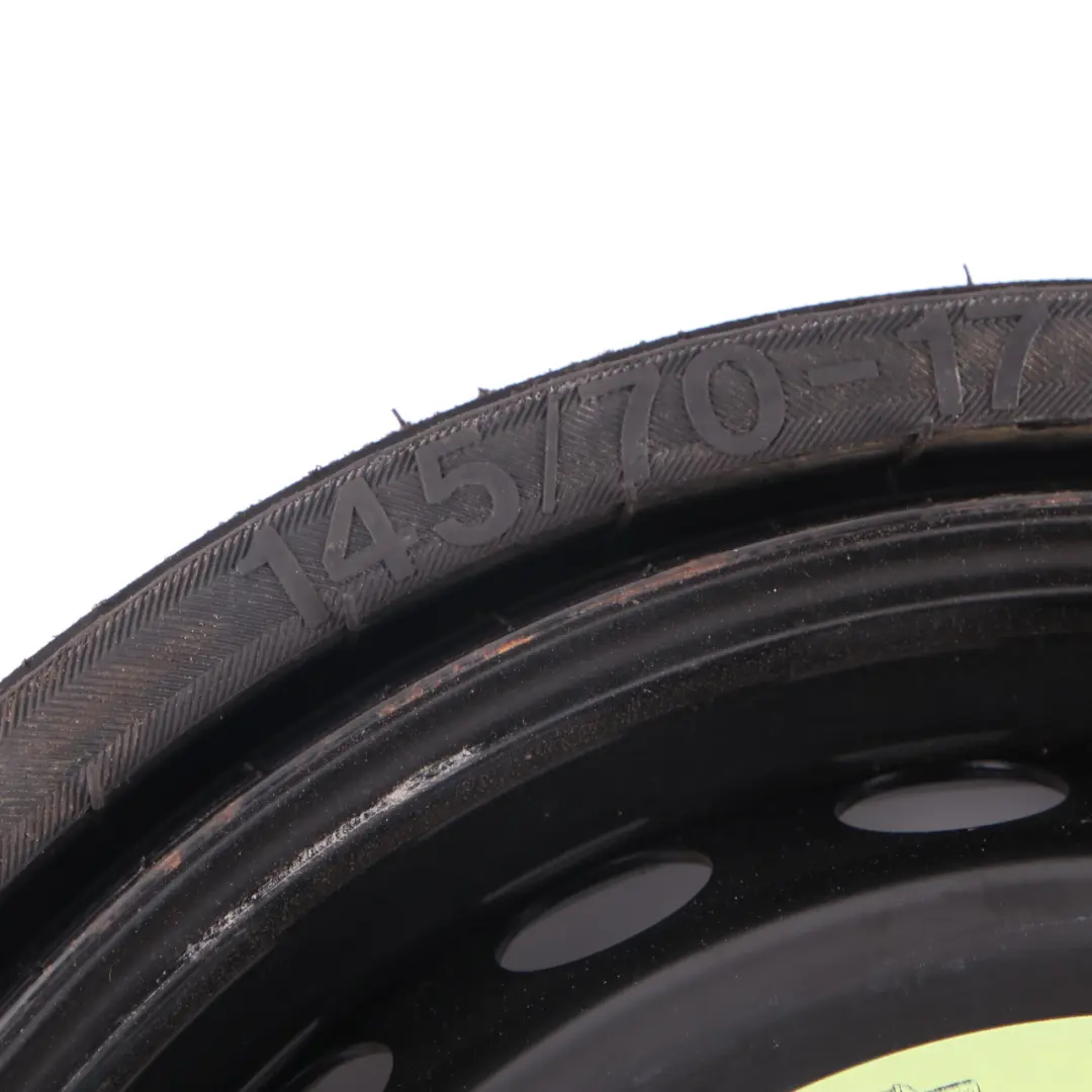 Roue de secours Mercedes SLK R171 Compact Steel R17 Tyre 145/70 pour à propos du numéro de pièce A1714000202 Roue de secours Mercedes SLK R171 Compact Steel R17 Tyre 145/70 - SKU A1714000202 - Numéro de pièce A1714000202
