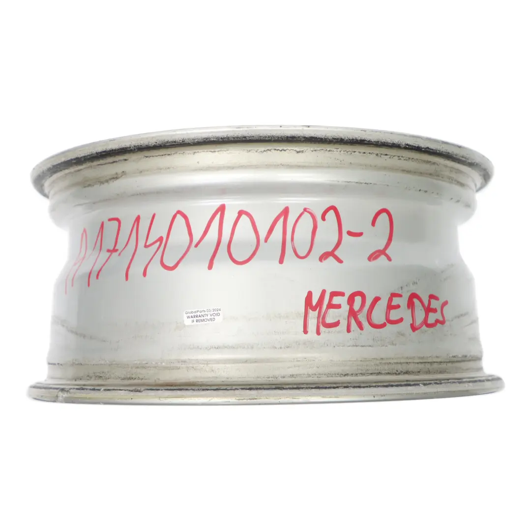 Silberne Leicht metall felge 16" 7J ET:34 für Mercedes SLK R171 mit Teilenummer A1714010102 Mercedes SLK R171 Silberne Leicht metall felge 16" 7J ET:34 - SKU A1714010102-2 - Teilenummer A1714010102