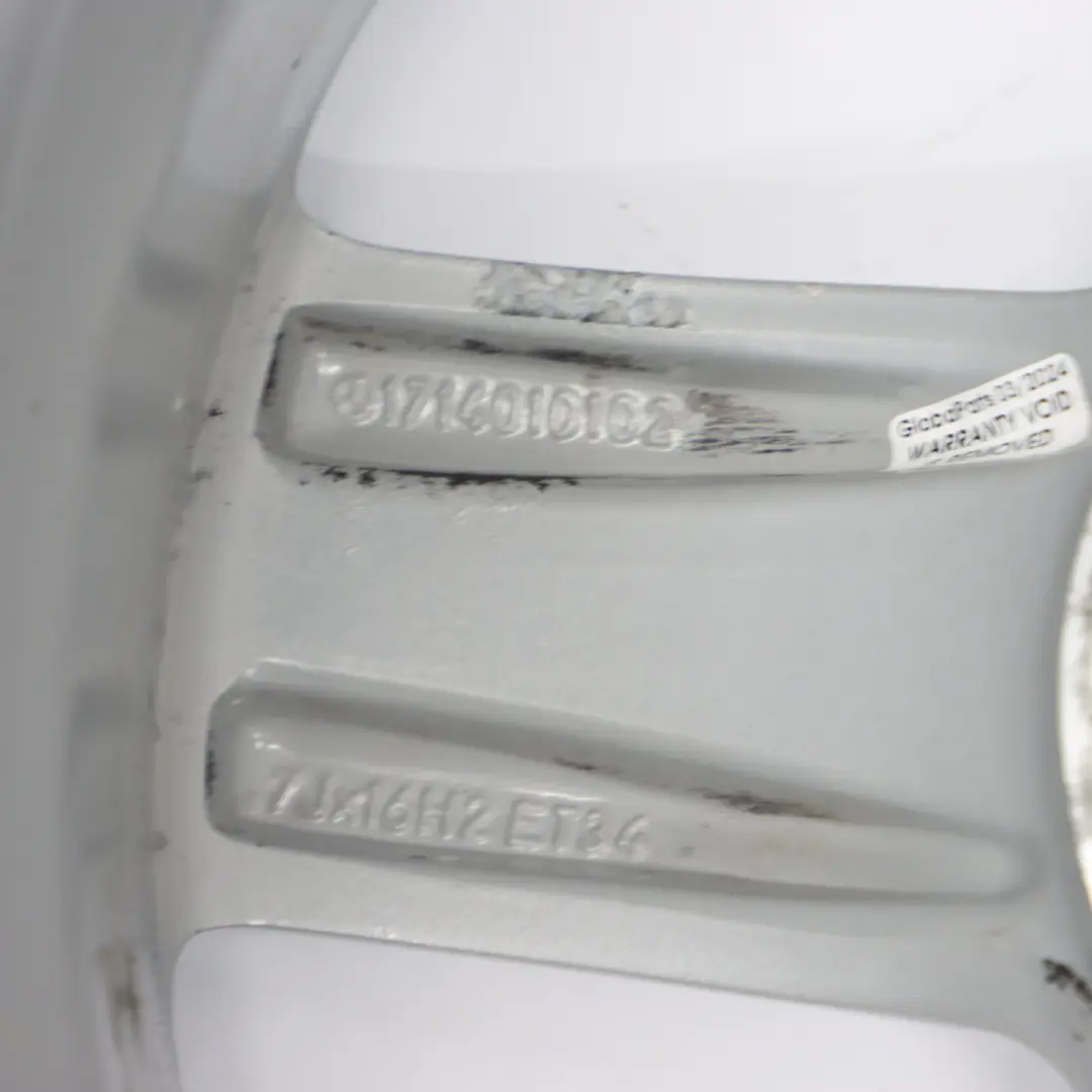 Alloy Wheel Rim 16" 5 Spoke 7J ET:34 to Mercedes SLK R171 Silver with Part number A1714010102 Mercedes SLK R171 Silver Alloy Wheel Rim 16" 5 Spoke 7J ET:34 - SKU A1714010102-2 - Part number A1714010102