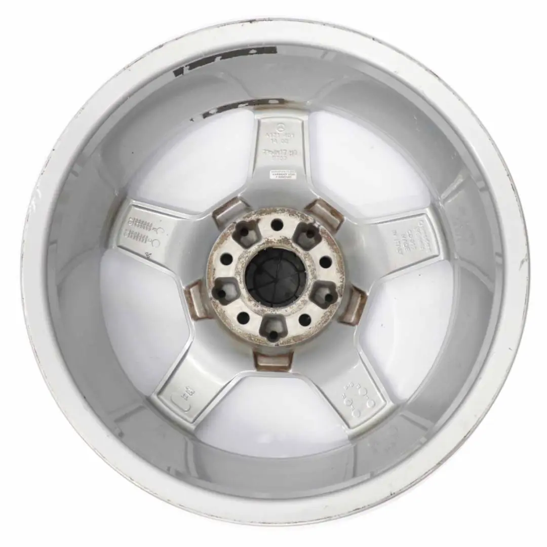 Llanta aleación plateada Mercedes R171 AMG 17" 7,5J ET:37 5-Hole para con número de pieza A1714011402 Llanta aleación plateada Mercedes R171 AMG 17" 7,5J ET:37 5-Hole - SKU A1714011402-1 - Número de pieza A1714011402