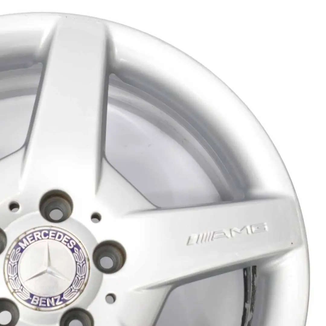 Mercedes R171 AMG Silver Alloy Wheel Rim 17" 7,5J ET:37 5-Hole - SKU A1714011402-1 - Part number A1714011402