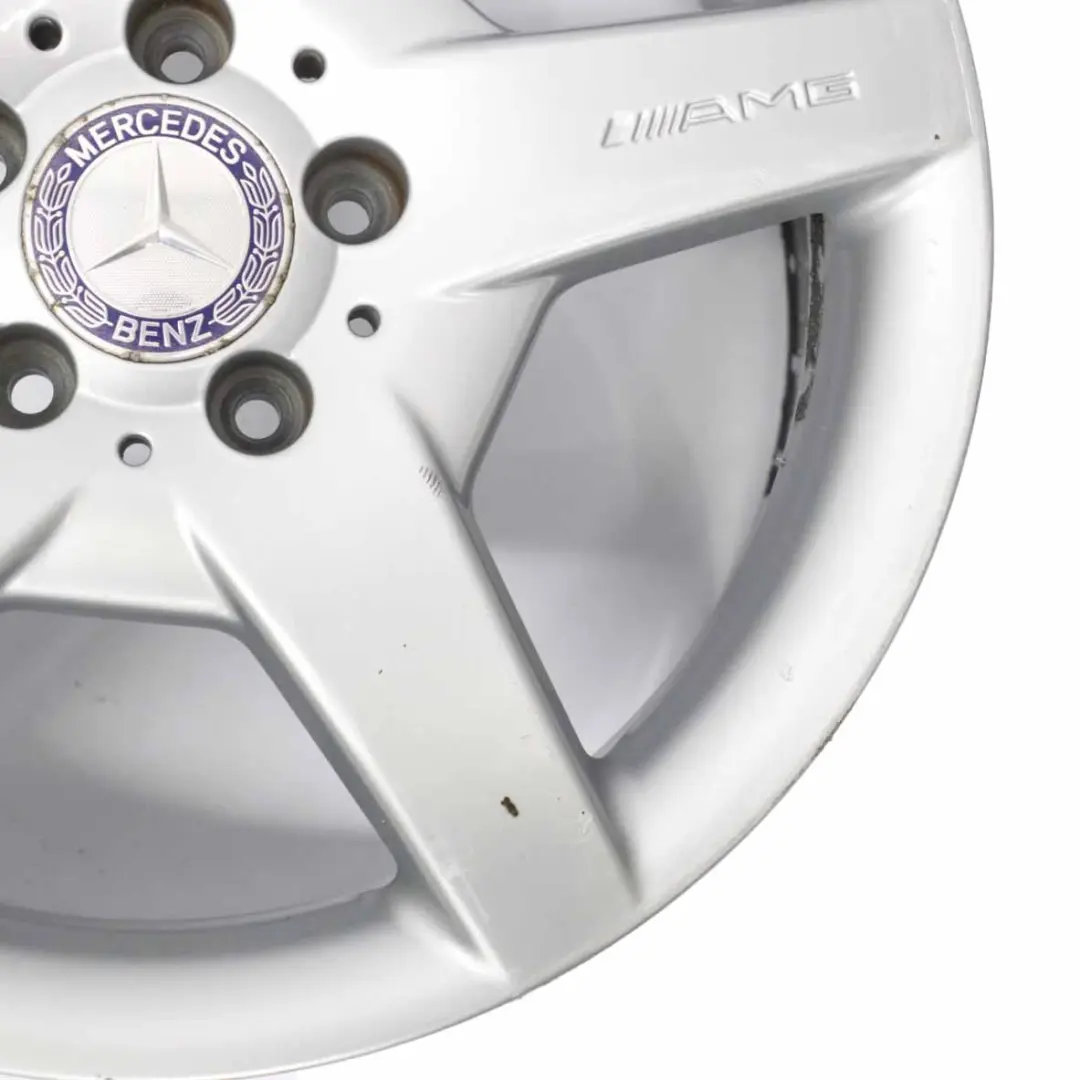 Mercedes R171 AMG Silberne Leichtmetallfelge 17" 7,5J ET:37 5-Loch - SKU A1714011402-1 - Teilenummer A1714011402