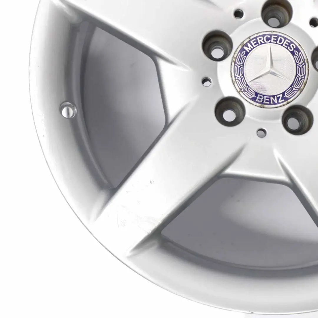 Mercedes R171 AMG Silberne Leichtmetallfelge 17" 7,5J ET:37 5-Loch - SKU A1714011402-1 - Teilenummer A1714011402