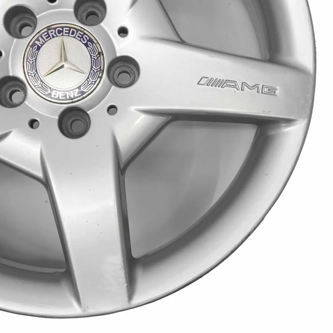 Alloy Wheel Rim 17" 7,5J ET:37 5-Hole to Mercedes R171 AMG Silver with Part number A1714011402 Mercedes R171 AMG Silver Alloy Wheel Rim 17" 7,5J ET:37 5-Hole - SKU A1714011402-2 - Part number A1714011402