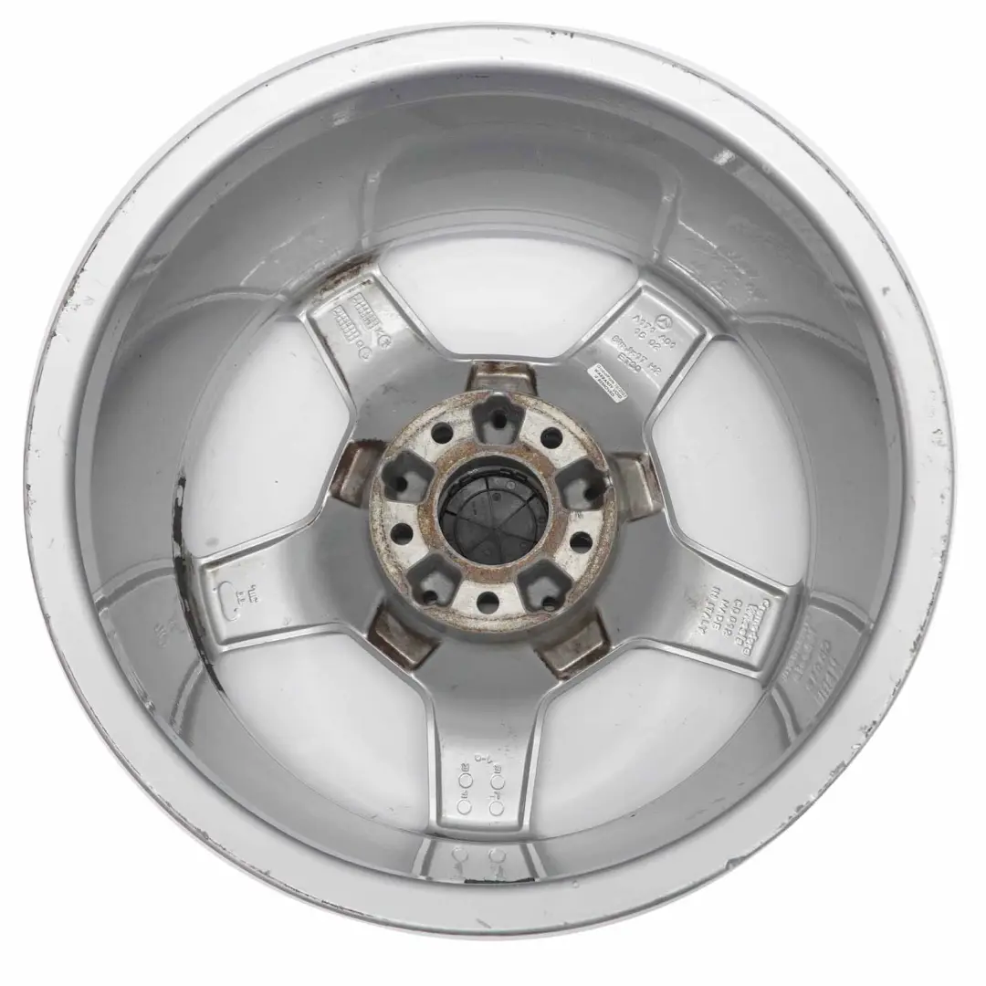 Jante en alliage argenté 17" 8,5J ET:30 5-Hole pour Mercedes R171 AMG à propos du numéro de pièce A1714011502 Mercedes R171 AMG Jante en alliage argenté 17" 8,5J ET:30 5-Hole - SKU A1714011502-1 - Numéro de pièce A1714011502