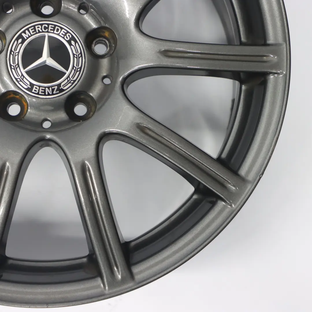 Mercedes R171 Grey Alloy Wheel Rim 17" 7,5J ET:36 10-Spoke - SKU A1714012202-1 - Part number A1714012202