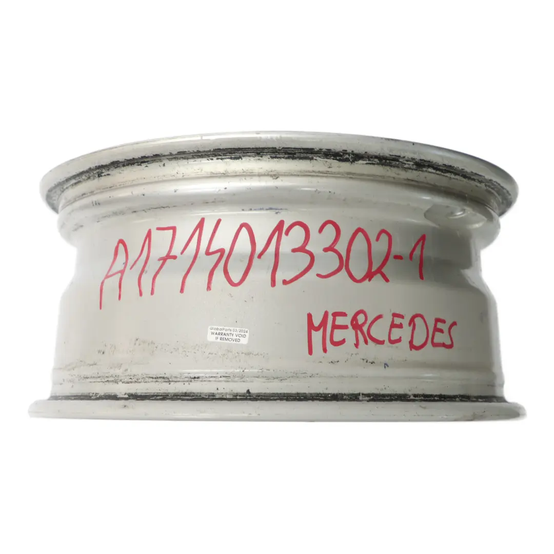 Alloy Wheel Rim 16" 5 Spoke 7J ET:34 to Mercedes SLK R171 Silver with Part number A1714013302 Mercedes SLK R171 Silver Alloy Wheel Rim 16" 5 Spoke 7J ET:34 - SKU A1714013302-1 - Part number A1714013302