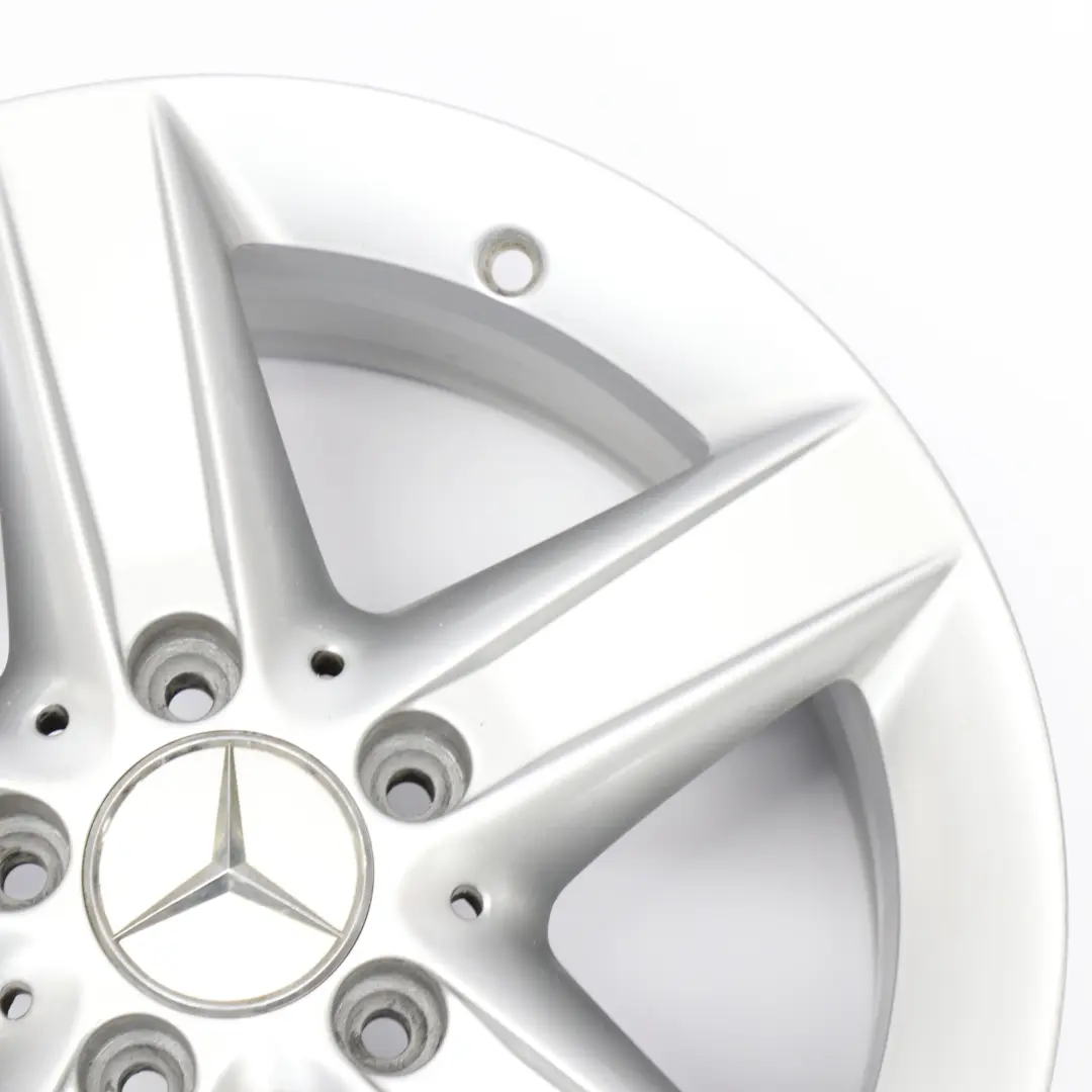 Alloy Wheel Rim 16" 5 Spoke 7J ET:34 to Mercedes SLK R171 Silver with Part number A1714013302 Mercedes SLK R171 Silver Alloy Wheel Rim 16" 5 Spoke 7J ET:34 - SKU A1714013302-2 - Part number A1714013302