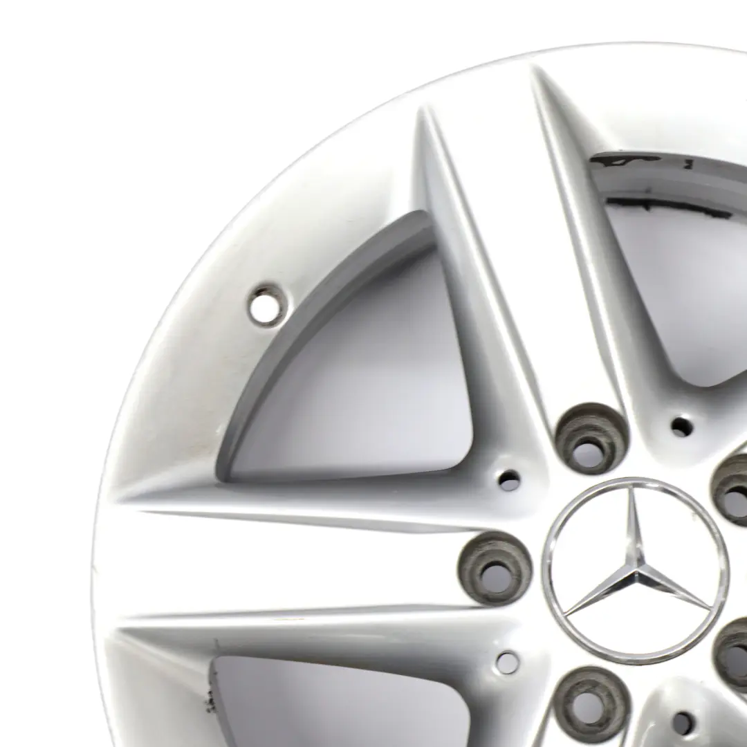 Alloy Wheel Rim 16" 5 Spoke 7J ET:34 to Mercedes SLK R171 Silver with Part number A1714013302 Mercedes SLK R171 Silver Alloy Wheel Rim 16" 5 Spoke 7J ET:34 - SKU A1714013302-3 - Part number A1714013302