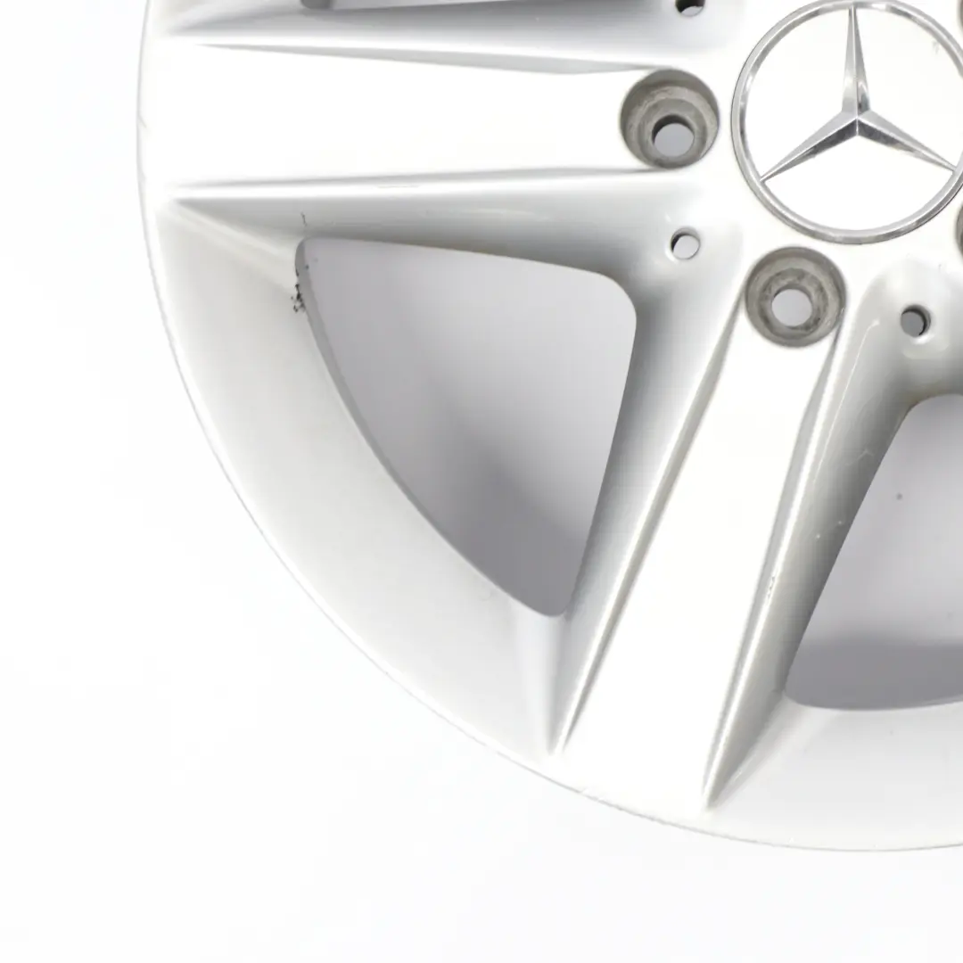 Alloy Wheel Rim 16" 5 Spoke 7J ET:34 to Mercedes SLK R171 Silver with Part number A1714013302 Mercedes SLK R171 Silver Alloy Wheel Rim 16" 5 Spoke 7J ET:34 - SKU A1714013302-3 - Part number A1714013302