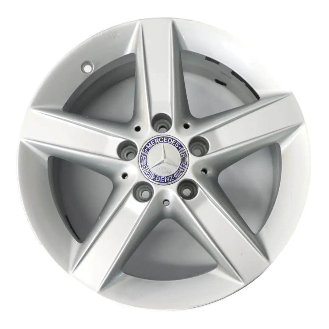 Mercedes SLK R171 Rear Silver Alloy Wheel Rim 16" 5 Spoke 8J ET:30 - SKU A1714013402-2 - Part number A1714013402
