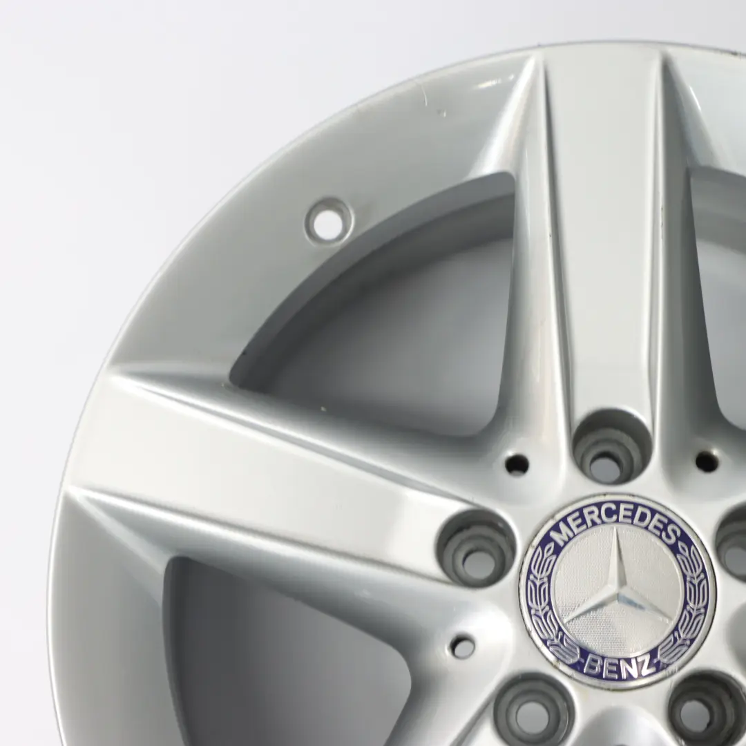 Silberne Hinter rad felge 16" 5 Speichen 8J ET:30 für Mercedes SLK R171 mit Teilenummer A1714013402 Mercedes SLK R171 Silberne Hinter rad felge 16" 5 Speichen 8J ET:30 - SKU A1714013402-2 - Teilenummer A1714013402