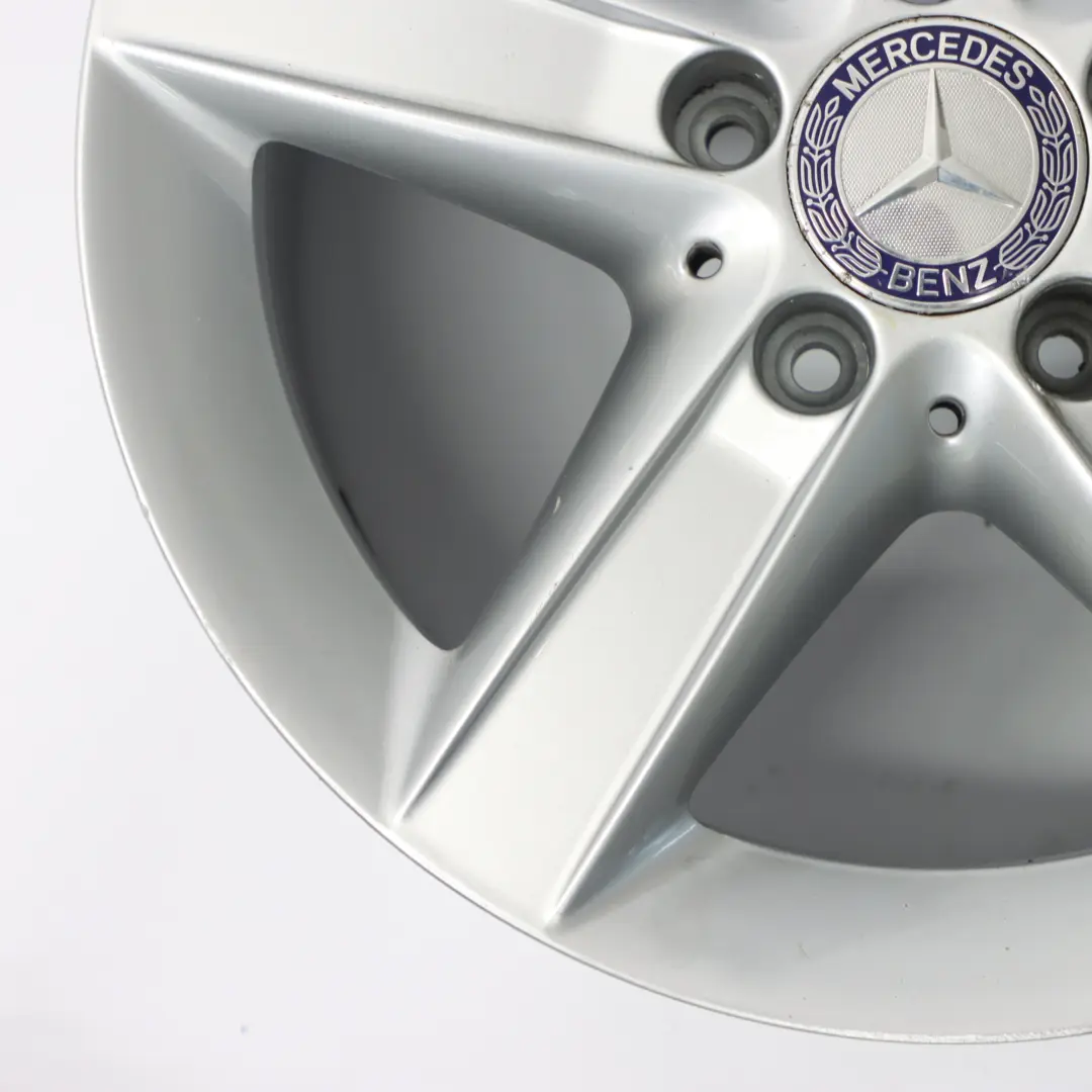 Silberne Hinter rad felge 16" 5 Speichen 8J ET:30 für Mercedes SLK R171 mit Teilenummer A1714013402 Mercedes SLK R171 Silberne Hinter rad felge 16" 5 Speichen 8J ET:30 - SKU A1714013402-2 - Teilenummer A1714013402