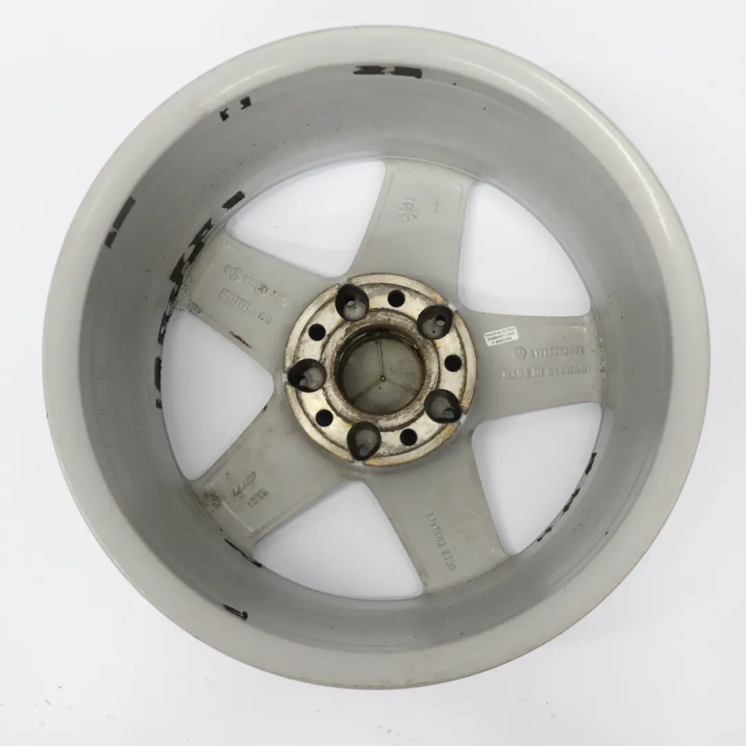 Alloy Wheel Rim 16" 5 Spoke 8J ET:30 to Mercedes SLK R171 Rear Silver with Part number A1714013402 Mercedes SLK R171 Rear Silver Alloy Wheel Rim 16" 5 Spoke 8J ET:30 - SKU A1714013402-4 - Part number A1714013402