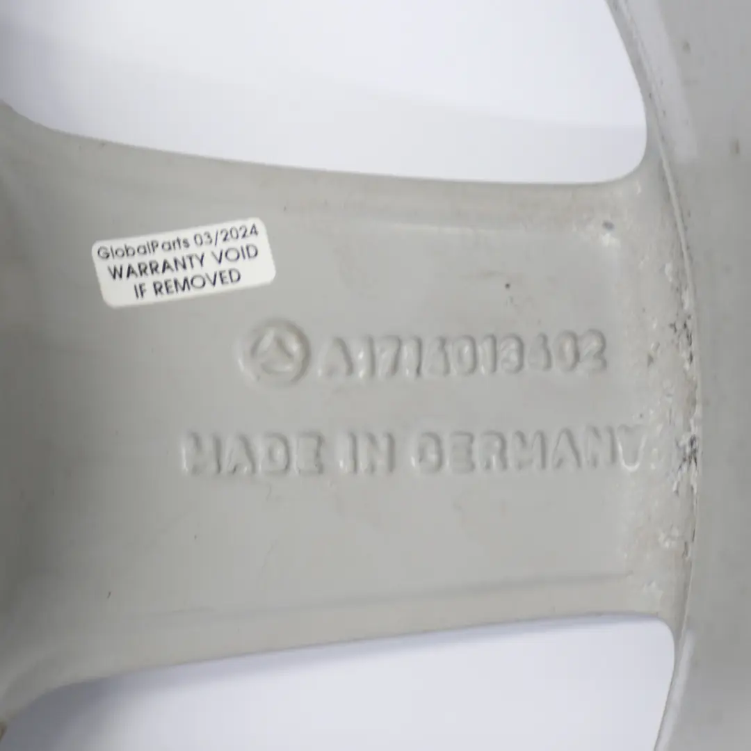 Alloy Wheel Rim 16" 5 Spoke 8J ET:30 to Mercedes SLK R171 Rear Silver with Part number A1714013402 Mercedes SLK R171 Rear Silver Alloy Wheel Rim 16" 5 Spoke 8J ET:30 - SKU A1714013402-4 - Part number A1714013402