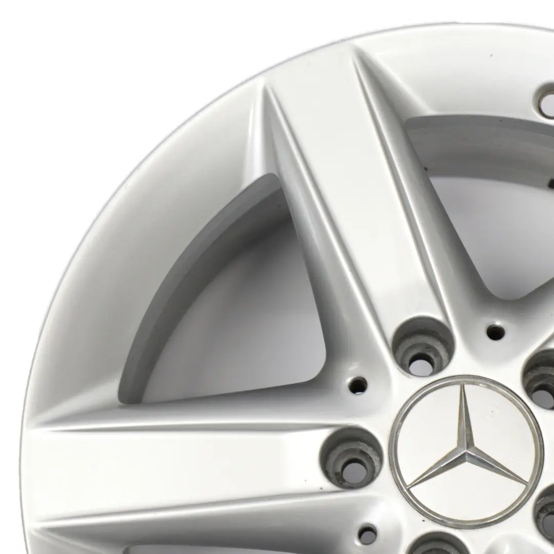 Alloy Wheel Rim 16" 5 Spoke 8J ET:30 to Mercedes SLK R171 Rear Silver with Part number A1714013402 Mercedes SLK R171 Rear Silver Alloy Wheel Rim 16" 5 Spoke 8J ET:30 - SKU A1714013402-4 - Part number A1714013402