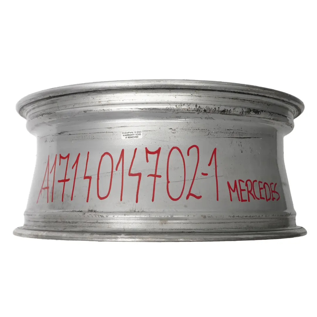 Llanta aleación delantera plateada 18" 7,5J para Mercedes R171 C209 AMG con número de pieza A1714014702 Mercedes R171 C209 AMG Llanta aleación delantera plateada 18" 7,5J - SKU A1714014702-1 - Número de pieza A1714014702
