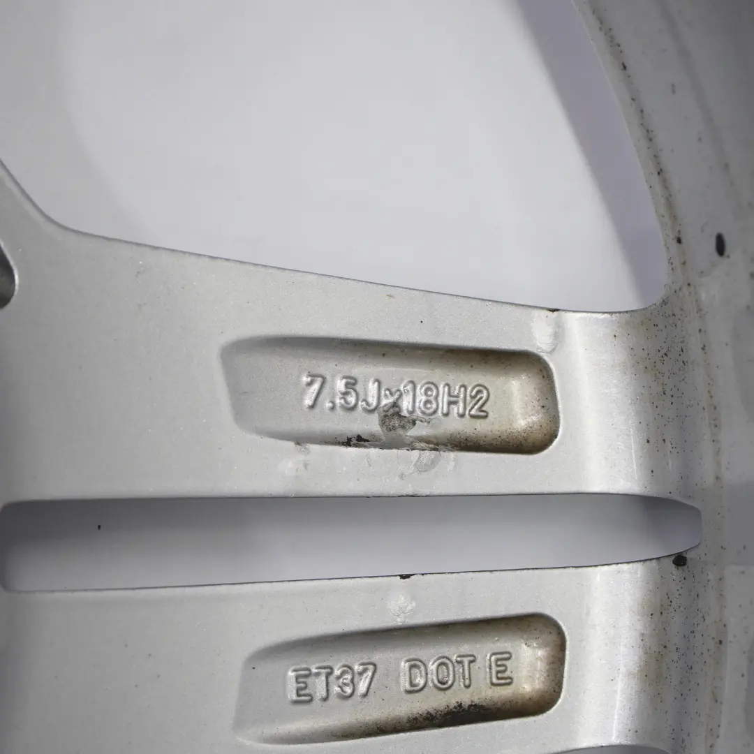 Front Silver Alloy Wheel Rim 18" 7,5J ET:37 to Mercedes R171 C209 AMG with Part number A1714014702 Mercedes R171 C209 AMG Front Silver Alloy Wheel Rim 18" 7,5J ET:37 - SKU A1714014702-1 - Part number A1714014702