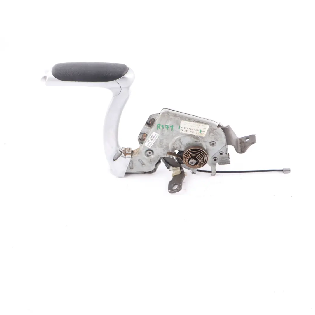Handbrake Parking Brake Lever Handle Mechanism to Mercedes SLK R171 with Part number A1714200484 Mercedes SLK R171 Handbrake Parking Brake Lever Handle Mechanism - SKU A1714200484 - Part number A1714200484