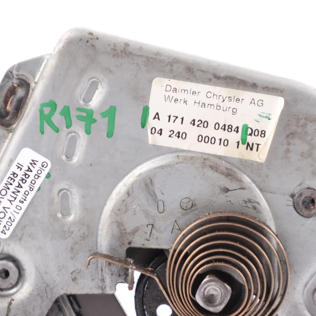 Handbrake Parking Brake Lever Handle Mechanism to Mercedes SLK R171 with Part number A1714200484 Mercedes SLK R171 Handbrake Parking Brake Lever Handle Mechanism - SKU A1714200484 - Part number A1714200484