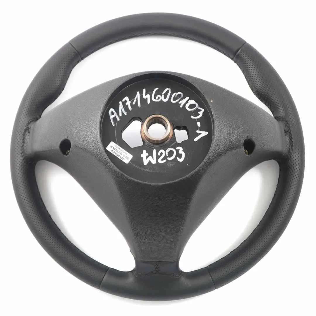 Leather Steering Wheel to Mercedes CL203 W203 R171 NEW Black with Part number A1714600103 Mercedes CL203 W203 R171 NEW Black Leather Steering Wheel - SKU A1714600103-1 - Part number A1714600103