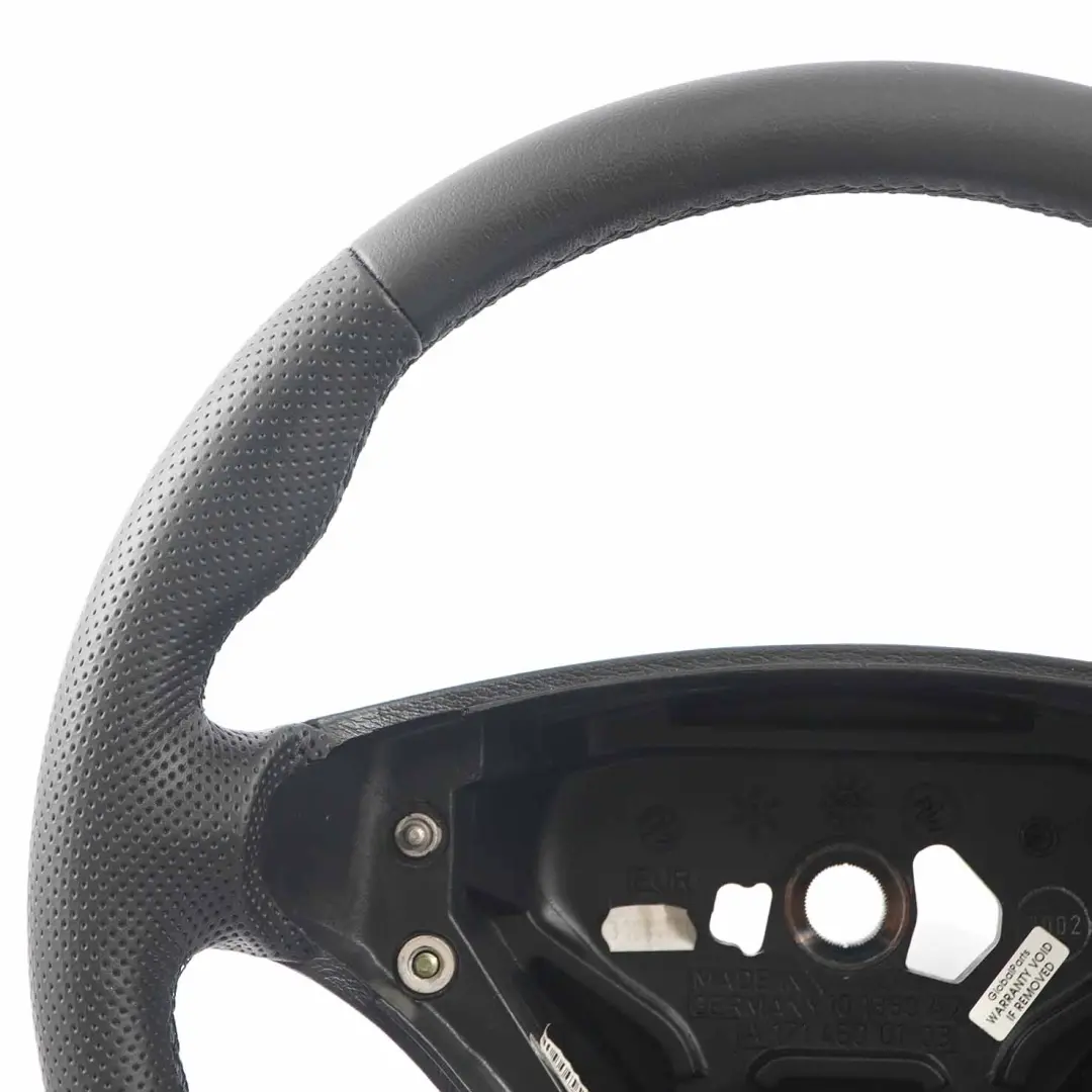 Leather Steering Wheel to Mercedes CL203 W203 R171 NEW Black with Part number A1714600103 Mercedes CL203 W203 R171 NEW Black Leather Steering Wheel - SKU A1714600103-1 - Part number A1714600103