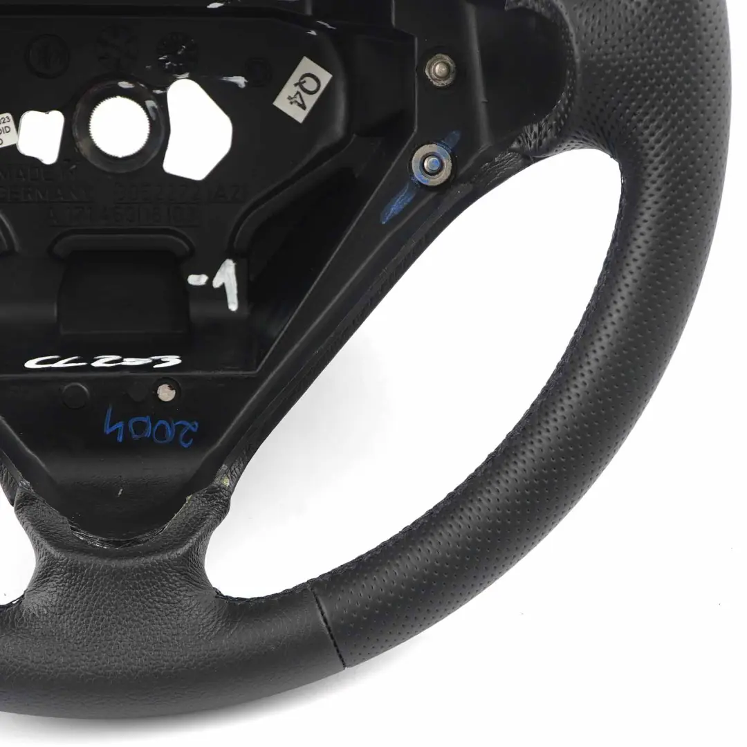 Mercedes CL203 W203 NEW Black Leather Steering Wheel - SKU A1714601803-1 - Part number A1714601803
