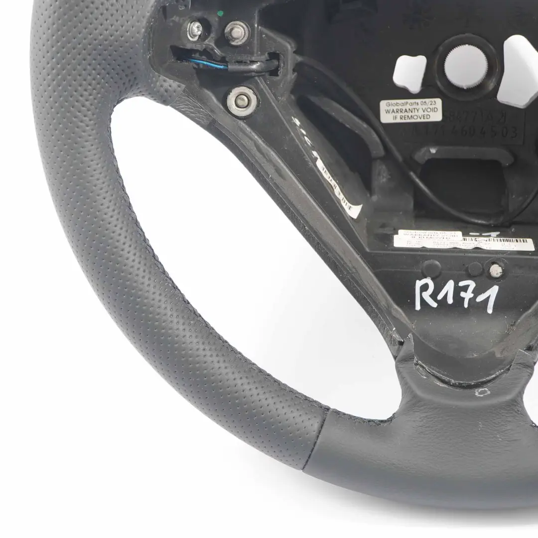 Mercedes R171 SLK W203 NEW Black Leather Steering Wheel Paddle Shift - SKU A1714604503-1 - Part number A1714604503