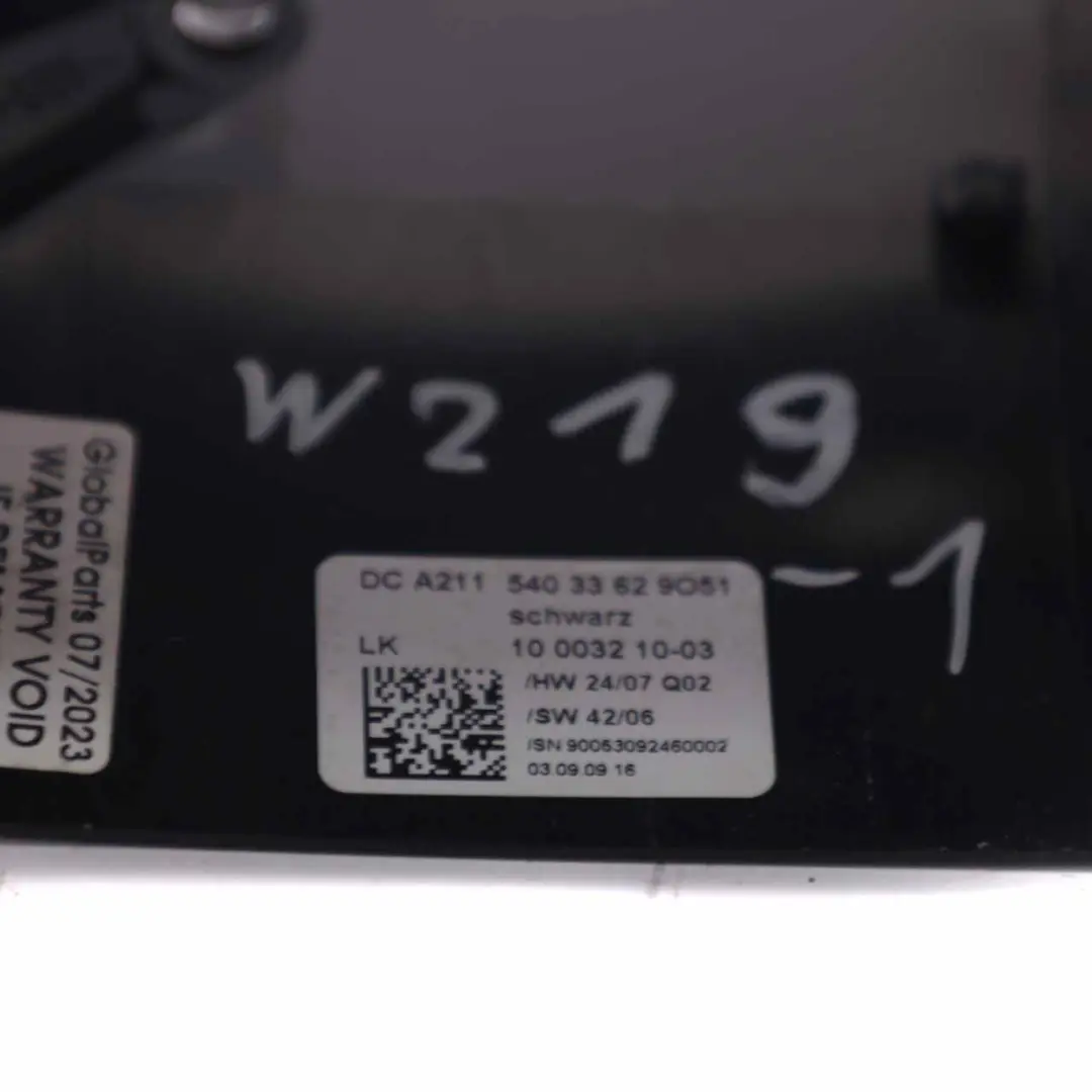 Lenksäulen verkleidung Mercedes W211 W219 Abdeckung Panel Schwarz A2115403362  - SKU A1714620323-1 - Teilenummer A1714620323