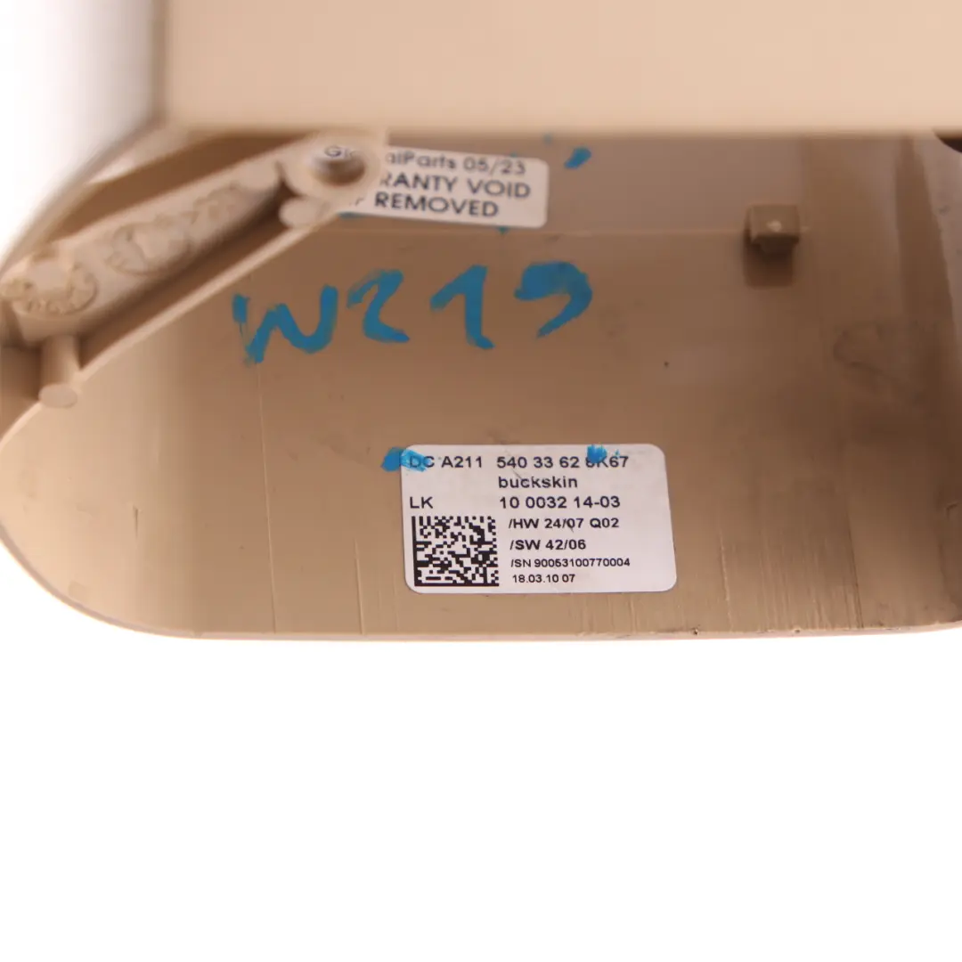 Mercedes W211 W219 Steering Column Trim Cover Panel Surround Beige A2115403362 - SKU A1714620323 - Part number A1714620323