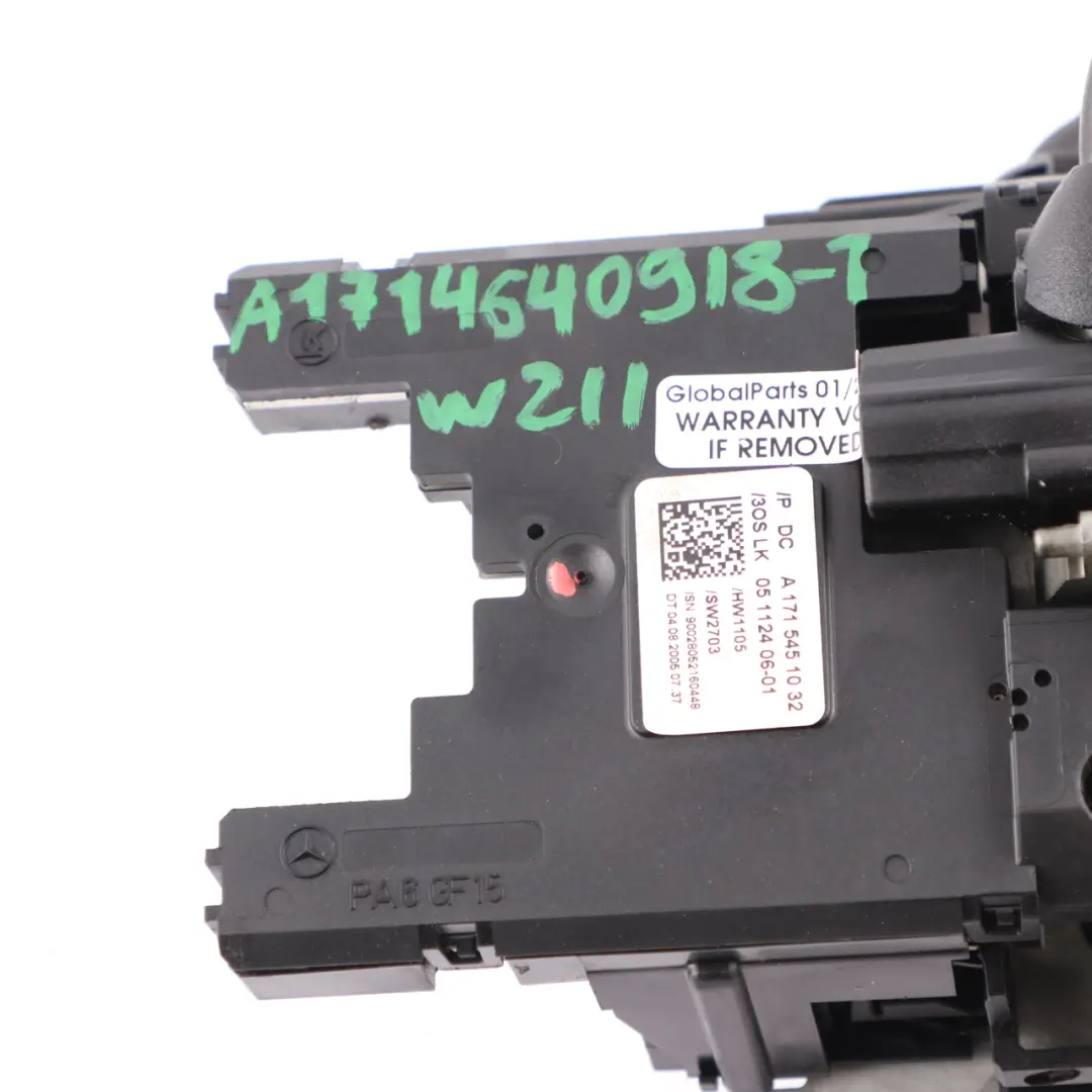 Steering Wheel Angle Slip Ring Indicator Stalk Switch A1715450332 to Mercedes W211 with Part number A1714640918 Mercedes W211 Steering Wheel Angle Slip Ring Indicator Stalk Switch A1715450332 - SKU A1714640918-1 - Part number A1714640918