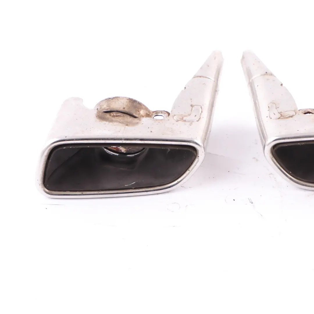 Exhaust Muffler Pipe Rear Left Right N/O/S Exhaust Tips Set to Mercedes SLK R171 with Part number A1714900927 Mercedes SLK R171 Exhaust Muffler Pipe Rear Left Right N/O/S Exhaust Tips Set - SKU A1714900927-1 - Part number A1714900927