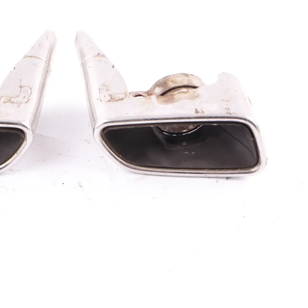 Exhaust Muffler Pipe Rear Left Right N/O/S Exhaust Tips Set to Mercedes SLK R171 with Part number A1714900927 Mercedes SLK R171 Exhaust Muffler Pipe Rear Left Right N/O/S Exhaust Tips Set - SKU A1714900927-1 - Part number A1714900927