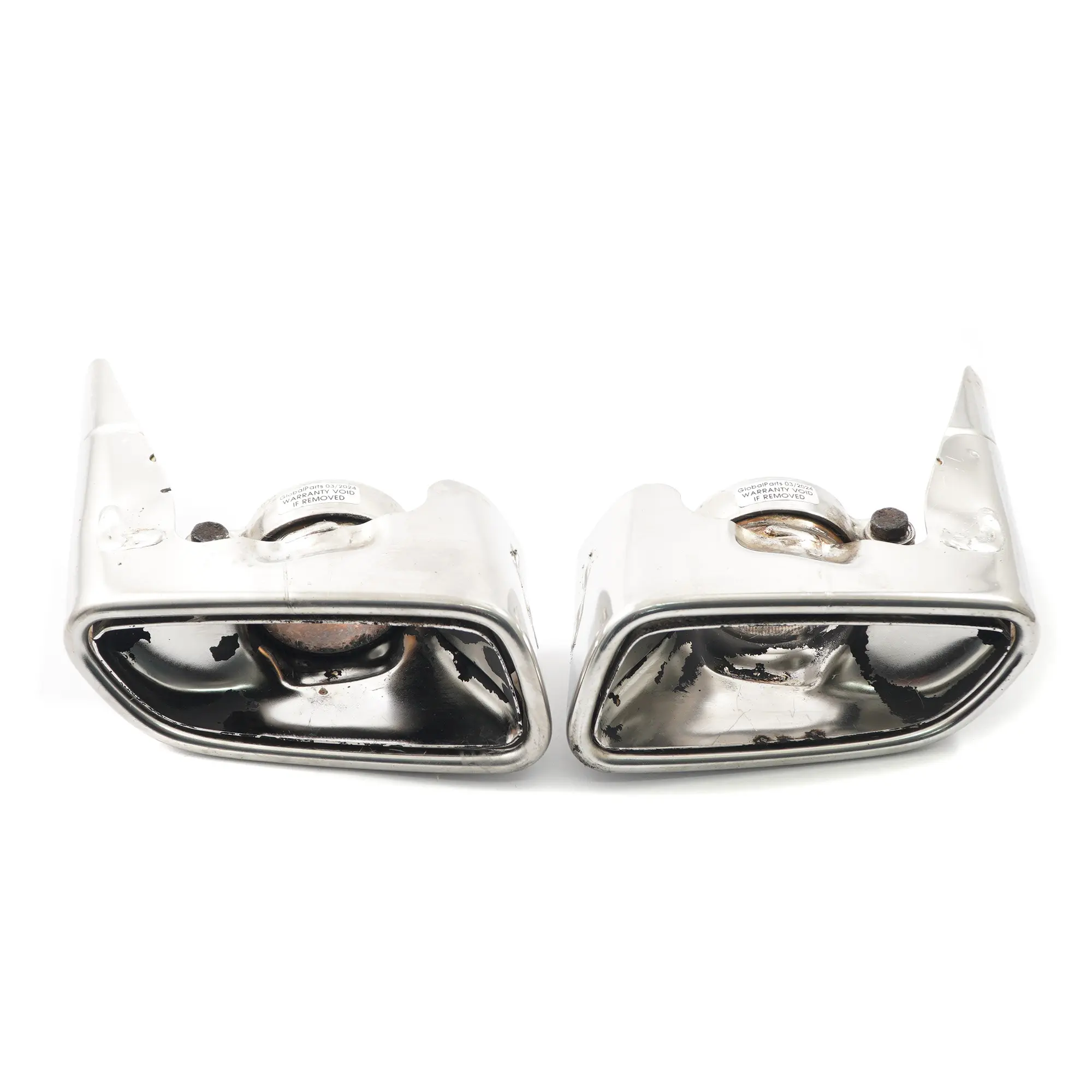 Terminali di scarico Mercedes SLK R172 Tubo posteriore sinistro destro Set