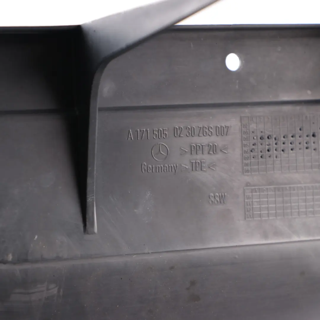 Mercedes SLK R171 Radiator Air Baffle Duct Guide Deflector Channel - SKU A1715050230 - Part number A1715050230