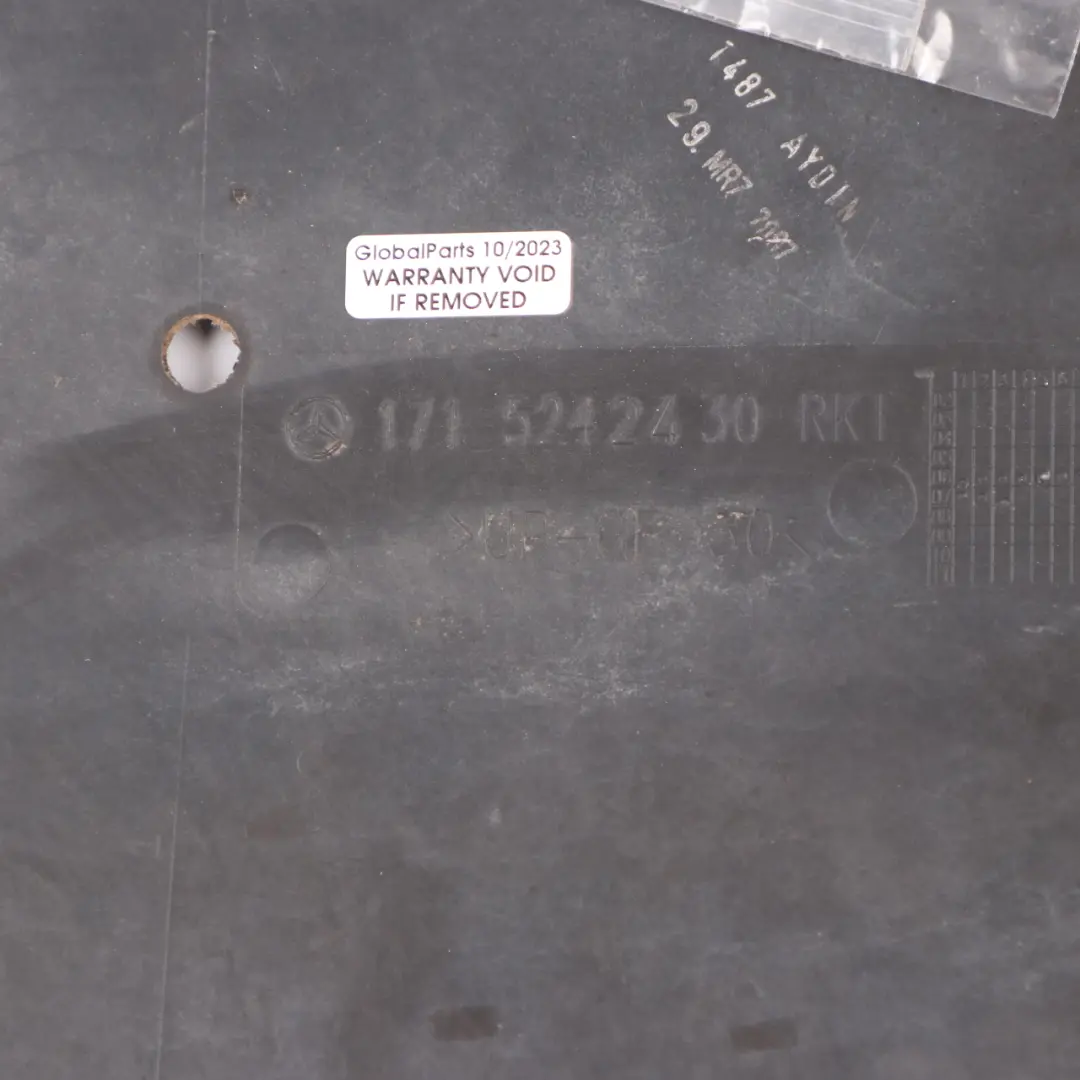 Unter Bboden Verkleidung Benzin für Mercedes R171 Motor mit Teilenummer A1715242430 Mercedes R171 Motor Unter Bboden Verkleidung Benzin - SKU A1715242430 - Teilenummer A1715242430