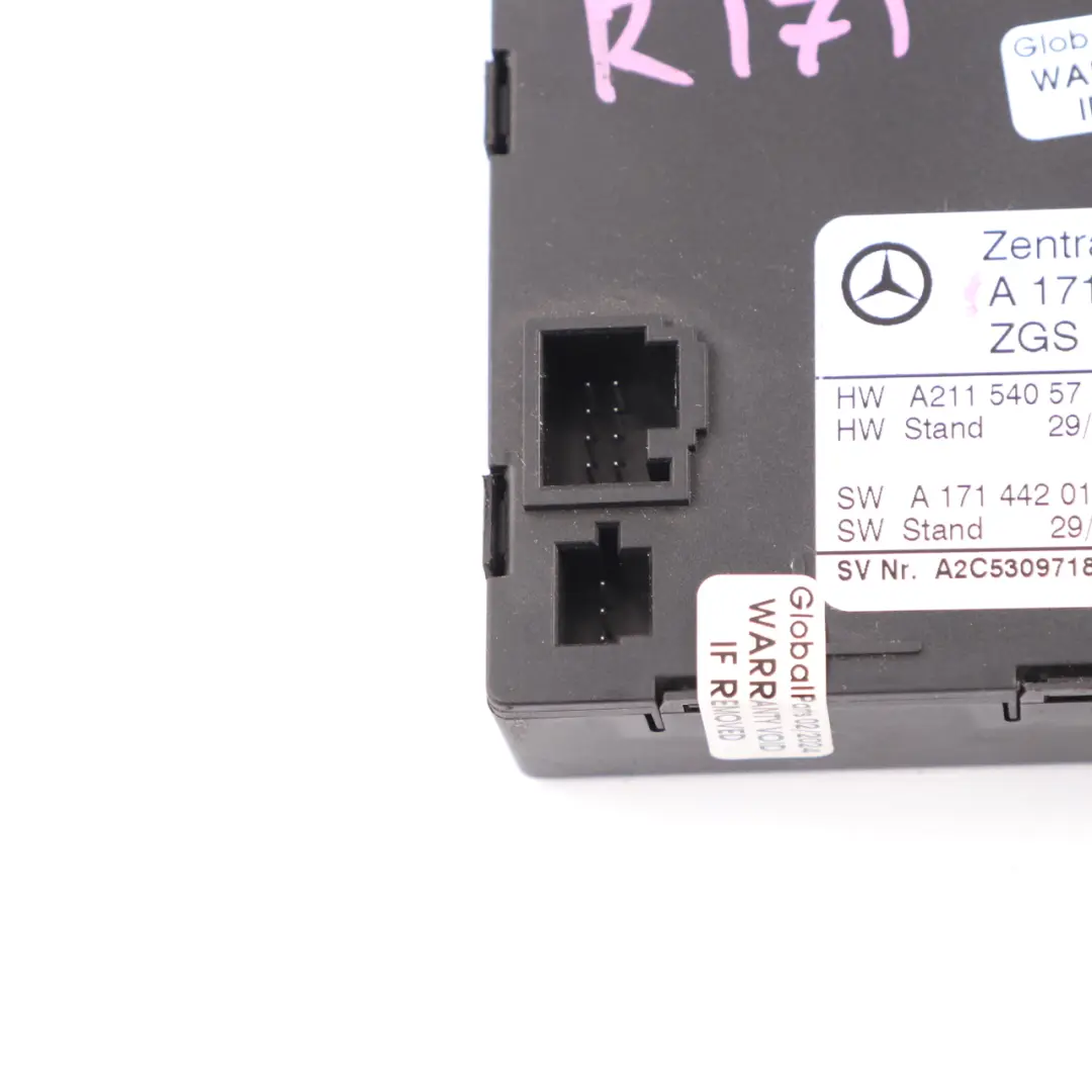 Mercedes SLK R171 Pasarela central Módulo ECU Unidad Control - SKU A1715405045 - Número de pieza A1715405045